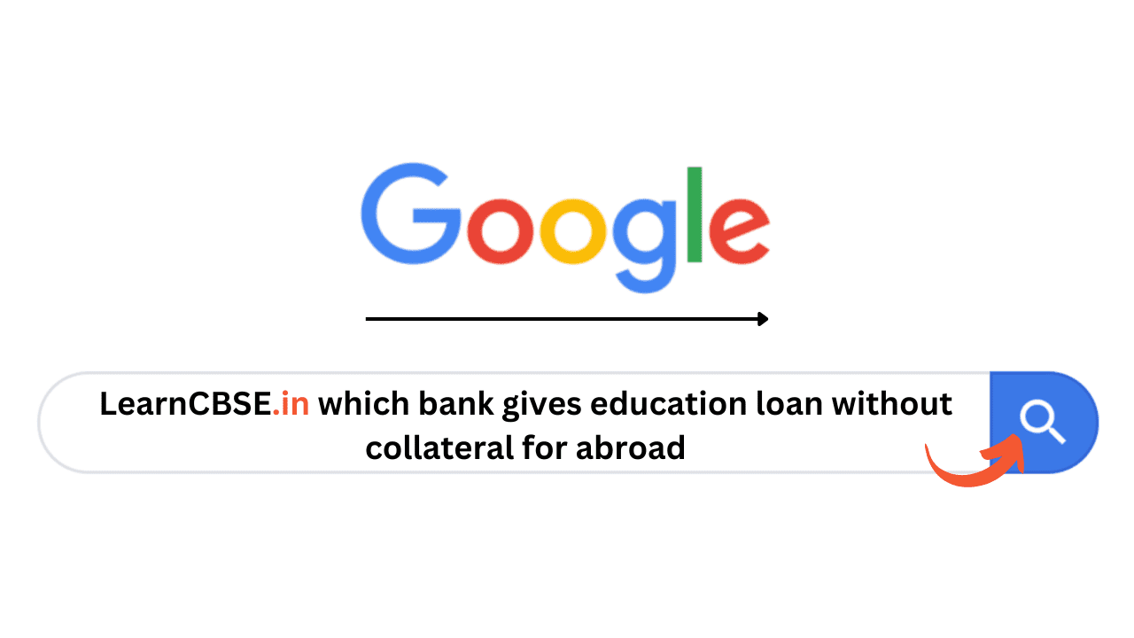 which bank gives education loan without collateral for abroad