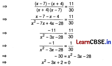 CBSE Sample Papers for Class 10 Maths Standard Set 11 with Solutions 22