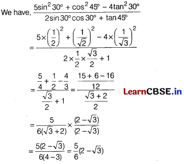CBSE Sample Papers for Class 10 Maths Standard Set 12 with Solutions 18