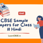 CBSE Sample Papers for Class 11 Hindi