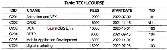 CBSE Sample Papers for Class 12 Computer Applications Set 12 with Solutions 2