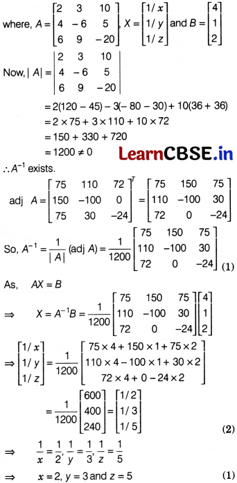 CBSE Sample Papers for Class 12 Maths Set 1 with Solutions 91