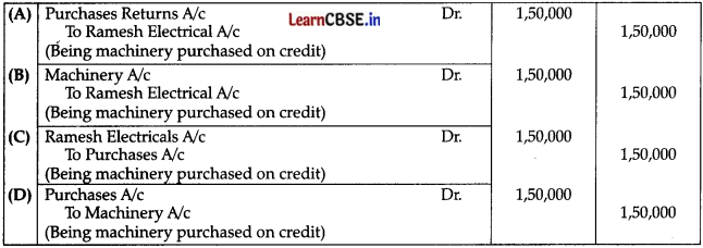 CBSE Sample Papers for Class 11 Accountancy Set 5 with Solutions - 1