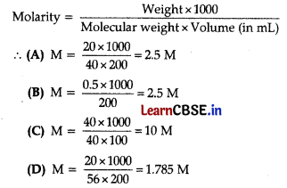 CBSE Sample Papers for Class 11 Chemistry Set 4 with Solutions 4