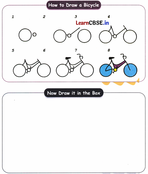 A bicycle is a means of transportation. It is a two wheeled vehicle 7