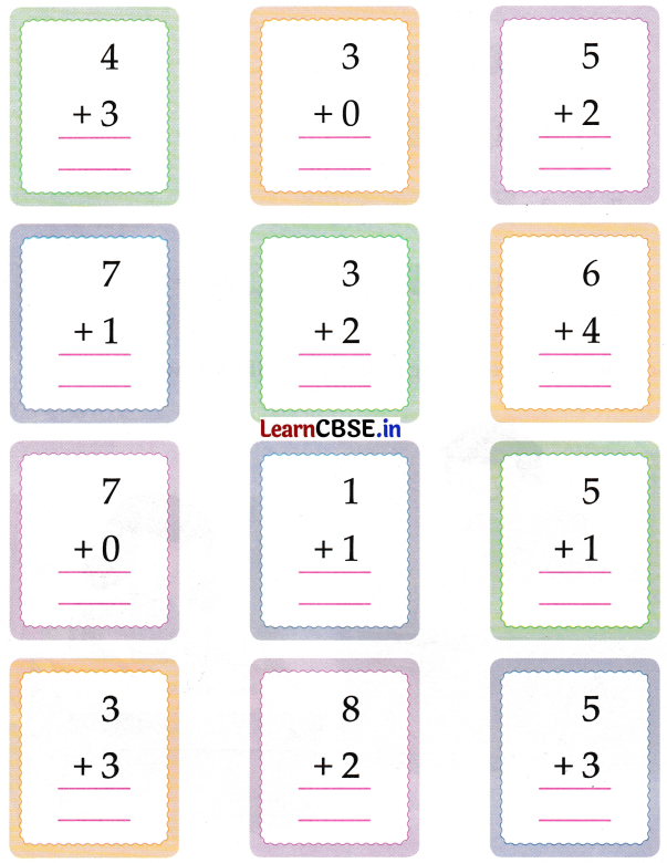 Joyful Mathematics Class 1 Worksheet Chapter 5 How Many (Addition and Subtraction of Single Digit Numbers) 18