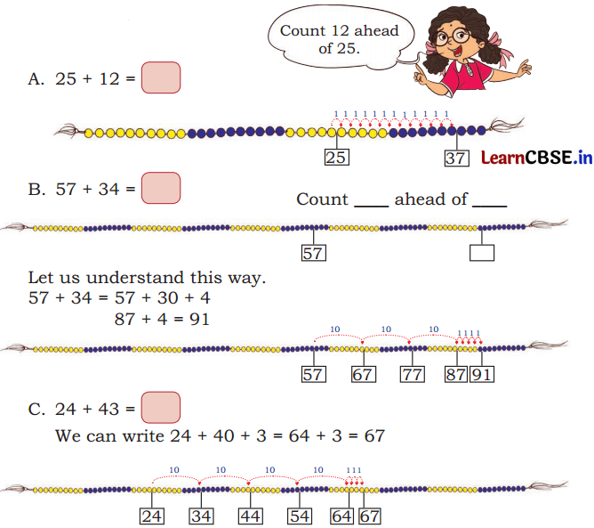 Joyful Mathematics Class 2 NCERT Solutions Chapter 6 Decoration for Festival (Addition and Subtraction) 9