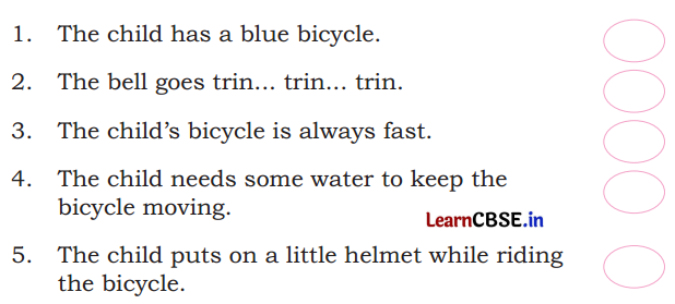 Mridang Class 2 English Solutions Chapter 1 My Bicycle 5