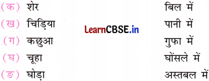 NCERT Class 1 Hindi Sarangi Worksheet Chapter 8 खतरे में साँप 10