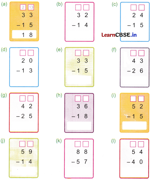 NCERT Class 2 Maths Joyful Mathematics Worksheet Chapter 6 Decoration for Festival (Addition and Subtraction) 21