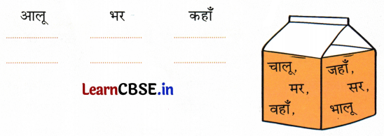Sarangi Class 1 Hindi Worksheet Chapter 9 आलू की सड़क 4