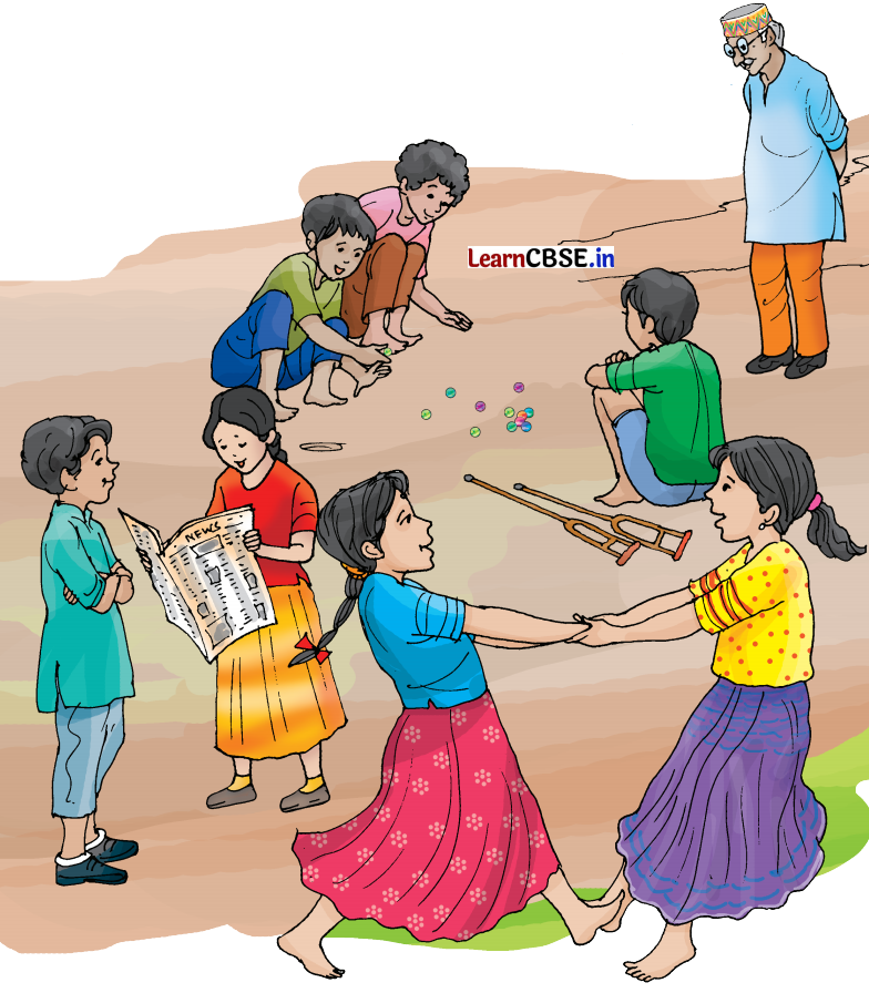 NCERT Class 3 English Santoor Chapter 4 Question Answer Out in the Garden Page 37 Q1