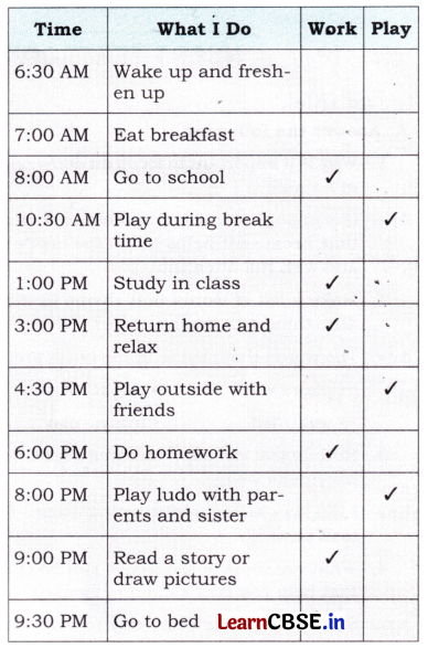 One Thing at a Time Class 4 Question Answer English Santoor Chapter 4 9