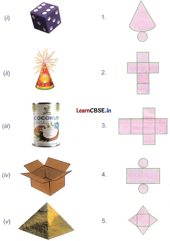 Shapes Around Us Class 4 Worksheet with Answers Maths Chapter 1 3