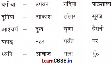 बगीचे का घोंघा Class 4 Worksheet with Answers Hindi Chapter 2