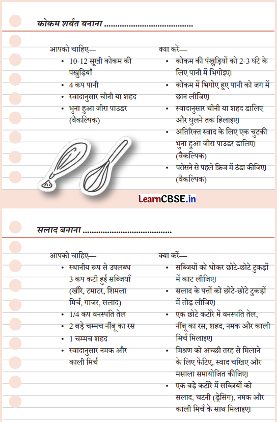 Kaushal Bodh Class 6 Chapter 6 Question Answer in Hindiआग के बिना खाना